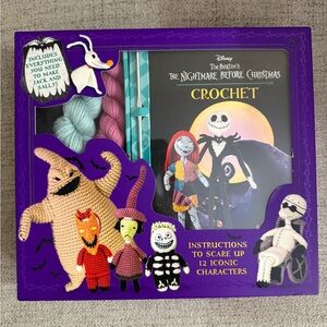 Disney Purple Nightmare Before Christmas Crochet Set